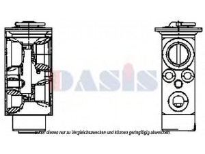 AKS DASIS 840176N išsiplėtimo vožtuvas, oro kondicionavimas 
 Oro kondicionavimas -> Vožtuvai
13419850, 20443850