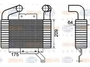 HELLA 8ML 376 756-571 tarpinis suslėgto oro aušintuvas, kompresorius 
 Variklis -> Oro tiekimas -> Įkrovos agregatas (turbo/superįkrova) -> Tarpinis suslėgto oro aušintuvas
RF2-A1-3565, RF2-A1-3565A