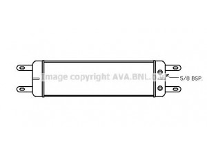 AVA QUALITY COOLING DF3013 alyvos aušintuvas, variklio alyva 
 Aušinimo sistema -> Radiatorius/alyvos aušintuvas -> Alyvos aušintuvas
DAR1253