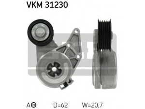 SKF VKM 31230 įtempiklio skriemulys, V formos rumbuotas diržas 
 Diržinė pavara -> V formos rumbuotas diržas/komplektas -> Įtempiklio skriemulys
071 145 299 B, 071 145 299 D, 071 145 299 B
