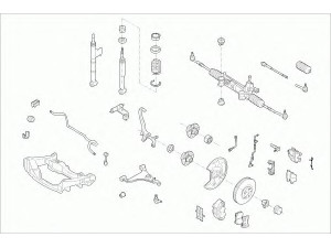 SACHS MERCE-E-KLA-FS012 vairavimo mechanizmas; rato pakaba 
 Ašies montavimas/vairavimo mechanizmas/ratai -> Prekių paieška pagal schemą