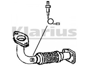 KLARIUS 301634 išleidimo kolektorius 
 Išmetimo sistema -> Išmetimo vamzdžiai
18210SEAE12