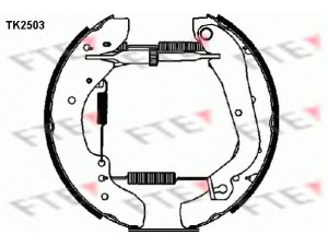 FTE TK2503 stabdžių trinkelių komplektas 
 Techninės priežiūros dalys -> Papildomas remontas
77 01 202 721, 77 01 203 460, 77 01 204 673