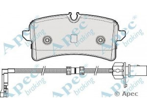 APEC braking PAD1963 stabdžių trinkelių rinkinys, diskinis stabdys 
 Techninės priežiūros dalys -> Papildomas remontas
4H6698451