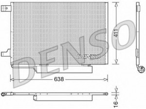 DENSO DCN17006 kondensatorius, oro kondicionierius 
 Oro kondicionavimas -> Kondensatorius
1695000654, 1695001154
