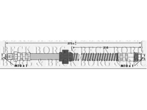 BORG & BECK BBH6745 stabdžių žarnelė 
 Stabdžių sistema -> Stabdžių žarnelės
480697, 480697, 4806.97