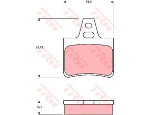TRW GDB986 stabdžių trinkelių rinkinys, diskinis stabdys 
 Techninės priežiūros dalys -> Papildomas remontas
425183, 95650872, 95651047, 95654085