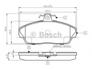 BOSCH 0 986 TB2 189 stabdžių trinkelių rinkinys, diskinis stabdys 
 Techninės priežiūros dalys -> Papildomas remontas
SFP 1003 60, SFP100360