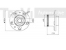 TREVI AUTOMOTIVE WB1572 rato guolio komplektas 
 Ašies montavimas/vairavimo mechanizmas/ratai -> Rato stebulė/montavimas -> Rato guolis
7700820850, 7701204690