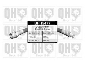 QUINTON HAZELL BFH5477 stabdžių žarnelė 
 Stabdžių sistema -> Stabdžių žarnelės
9 485 452