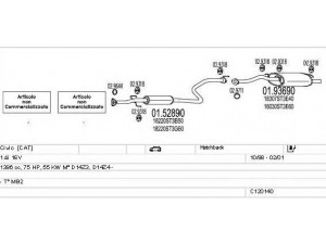MTS C120140009776 išmetimo sistema