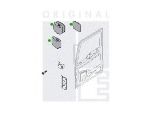 PE Automotive 2141-07444-0459-01 plataus kampo veidrodėlis