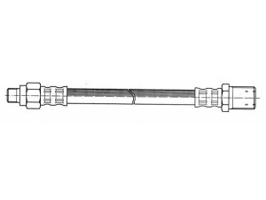 KAWE 516980 stabdžių žarnelė 
 Stabdžių sistema -> Stabdžių žarnelės
0093807934, 8794664, 8796934, 503473186