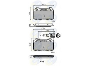 COMLINE CBP11737 stabdžių trinkelių rinkinys, diskinis stabdys 
 Techninės priežiūros dalys -> Papildomas remontas
1ML698151