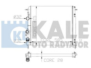 KALE OTO RADYATÖR 127800 radiatorius, variklio aušinimas 
 Aušinimo sistema -> Radiatorius/alyvos aušintuvas -> Radiatorius/dalys
77 00 425 842, 77 01 352 976, 7700425842