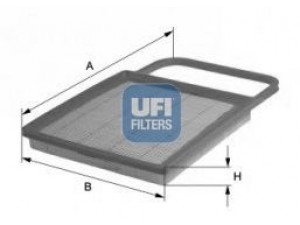 UFI 30.589.00 oro filtras 
 Techninės priežiūros dalys -> Techninės priežiūros intervalai
04C129620C