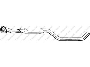 BOSAL 283-087 vidurinis duslintuvas 
 Išmetimo sistema -> Duslintuvas
3445876