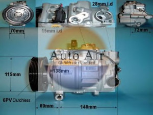 AUTO AIR GLOUCESTER 14-0085 kompresorius, oro kondicionierius 
 Oro kondicionavimas -> Kompresorius/dalys
8E0260805AF, 8E0260805AS, 8E0260805S