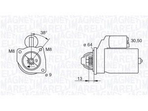 MAGNETI MARELLI 063101021010 starteris 
 Elektros įranga -> Starterio sistema -> Starteris
51772325, 51832950, 51772325, 51832950