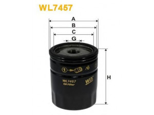 WIX FILTERS WL7457 alyvos filtras 
 Filtrai -> Alyvos filtras
MN960320