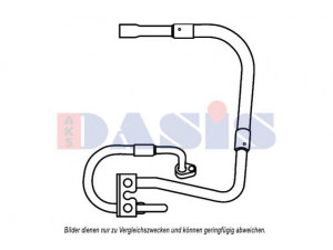 AKS DASIS 885827N aukšto slėgio linija, oro kondicionavimas 
 Oro kondicionavimas -> Žarnelės/vamzdeliai
1140715, 1144494, 1148933, 1208407