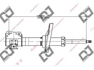 DJ PARTS DS1083GS amortizatorius 
 Pakaba -> Amortizatorius
4160155G10, 4160155G50