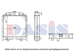 AKS DASIS 440512N radiatorius, variklio aušinimas