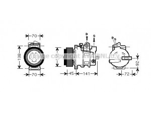 AVA QUALITY COOLING MSK439 kompresorius, oro kondicionierius 
 Oro kondicionavimas -> Kompresorius/dalys
0012308411, 0022305411