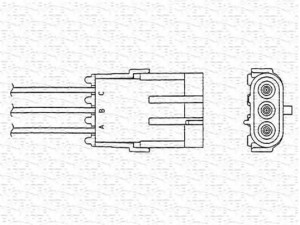 MAGNETI MARELLI 460000134010 lambda jutiklis 
 Variklis -> Variklio elektra
7700864987