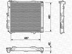 MAGNETI MARELLI 350213540000 radiatorius, variklio aušinimas 
 Aušinimo sistema -> Radiatorius/alyvos aušintuvas -> Radiatorius/dalys
1265004030, 1265004103, 1265005103