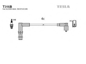 TESLA T316B uždegimo laido komplektas 
 Kibirkšties / kaitinamasis uždegimas -> Uždegimo laidai/jungtys
8200122243