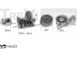 TREVI AUTOMOTIVE KD1311 paskirstymo diržo komplektas 
 Techninės priežiūros dalys -> Papildomas remontas