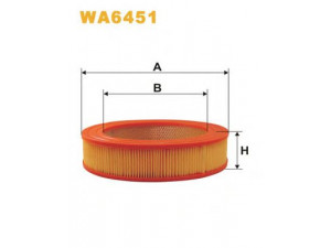 WIX FILTERS WA6451 oro filtras 
 Techninės priežiūros dalys -> Techninės priežiūros intervalai
180, 66, IIM66, 1780125010, 7987987