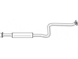 AKS DASIS SG38448 vidurinis duslintuvas