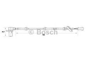 BOSCH 0 265 006 569 jutiklis, rato greitis 
 Elektros įranga -> Jutikliai
8D0 927 807 F, 8D0 927 807 F