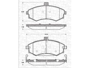 MAGNETI MARELLI 363702161296 stabdžių trinkelių rinkinys, diskinis stabdys 
 Techninės priežiūros dalys -> Papildomas remontas
58101-2DA40, 581012DA40
