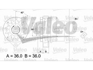 VALEO 433478 kintamosios srovės generatorius
6005003150