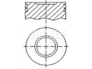MAHLE ORIGINAL E97200 0.50 stūmoklis