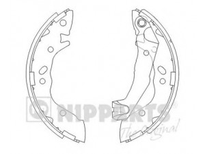 NIPPARTS J3500509 stabdžių trinkelių komplektas 
 Techninės priežiūros dalys -> Papildomas remontas
58305-02A00, 58305-02A01, 58305-02A10