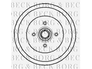 BORG & BECK BBR7066 stabdžių būgnas 
 Stabdžių sistema -> Būgninis stabdys -> Stabdžių būgnas
357501615