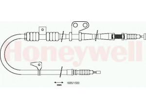 BENDIX 434346B trosas, stovėjimo stabdys 
 Stabdžių sistema -> Valdymo svirtys/trosai
G21344410, G21344410A, G21344410B