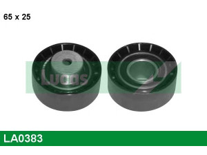 LUCAS ENGINE DRIVE LA0383 įtempiklio skriemulys, V formos rumbuotas diržas 
 Diržinė pavara -> V formos rumbuotas diržas/komplektas -> Įtempiklio skriemulys