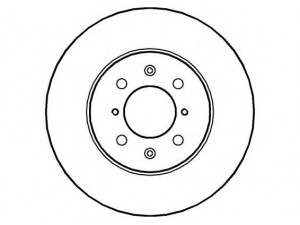 NATIONAL NBD510 stabdžių diskas 
 Stabdžių sistema -> Diskinis stabdys -> Stabdžių diskas
45251-SK7-A00, 45251S5DA10, 45251S6DE10