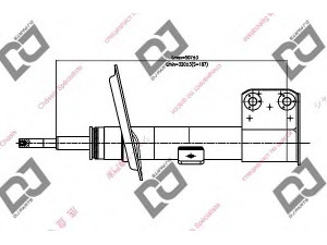 DJ PARTS DS1376GS amortizatorius 
 Pakaba -> Amortizatorius
5202.CY, 5202.EA