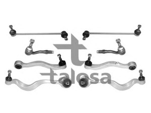 TALOSA 49-03681 pakabos komplektas 
 Ašies montavimas/vairavimo mechanizmas/ratai -> Valdymo svirtis/pasukamosios svirties sujungimas -> Vairo trauklės (valdymo svirtis, išilginis balansyras, diago