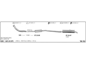 IMASAF 563000081 išmetimo sistema 
 Išmetimo sistema -> Išmetimo sistema, visa