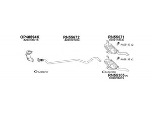 VENEPORTE 550139 išmetimo sistema 
 Išmetimo sistema -> Išmetimo sistema, visa