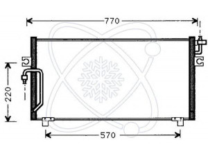 ELECTRO AUTO 30W0003 kondensatorius, oro kondicionierius 
 Oro kondicionavimas -> Kondensatorius
921102F000, 921102F005