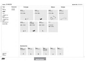 DINEX 250100139 išmetimo sistema 
 Išmetimo sistema -> Išmetimo sistema, visa