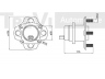 TREVI AUTOMOTIVE WB1798 rato guolio komplektas 
 Ašies montavimas/vairavimo mechanizmas/ratai -> Rato stebulė/montavimas -> Rato guolis
4245002060, 4245012070